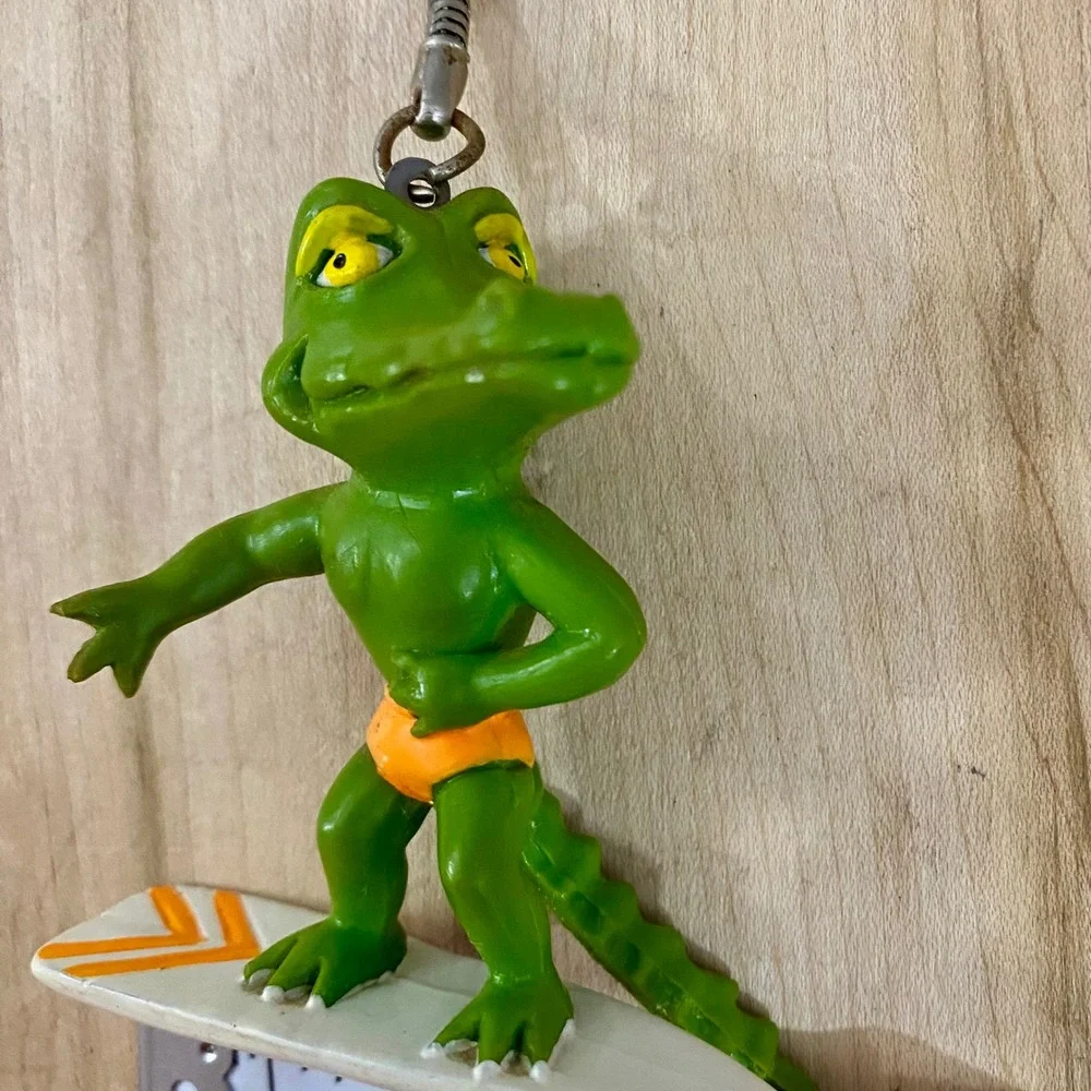 Vintage 1982 Florida Gators Surfer Roberta Hyman PVC Keychain Figure NCAA